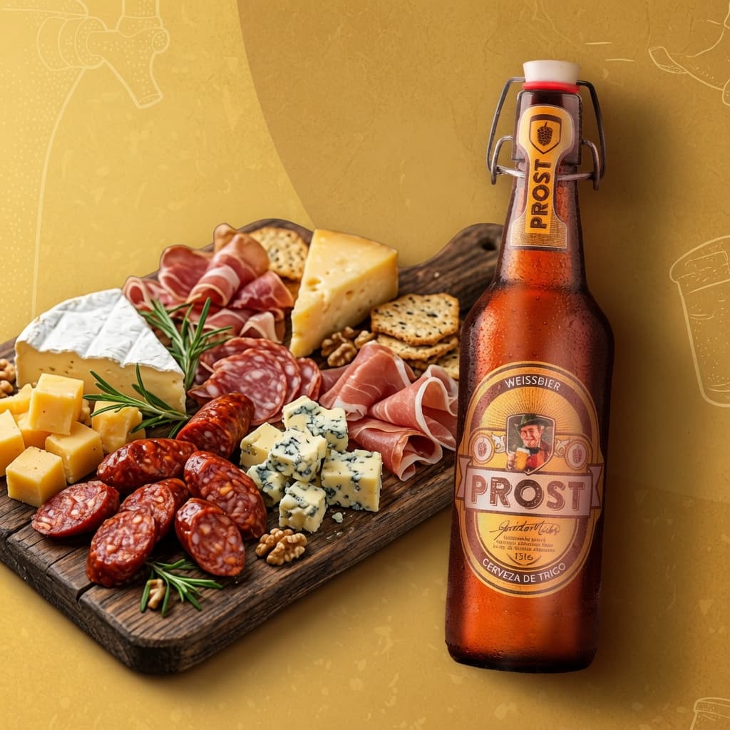 Prost en la mesa